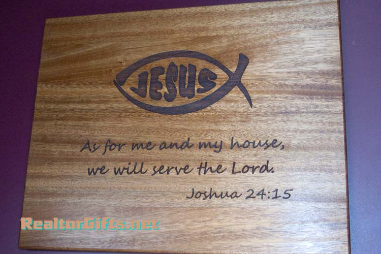 Jesus Fish Scripture Cutting Board Jesus1