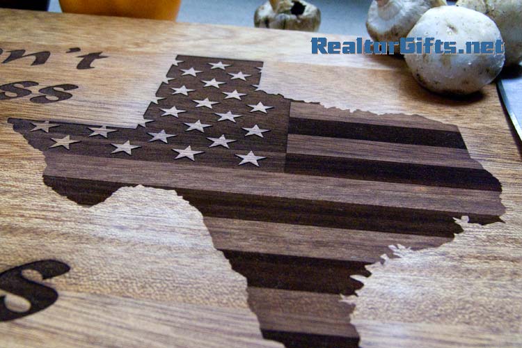 Don't Mess with Texas Cutting Board Texas1